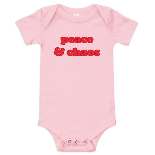 PEACE & CHAOS ONESIE