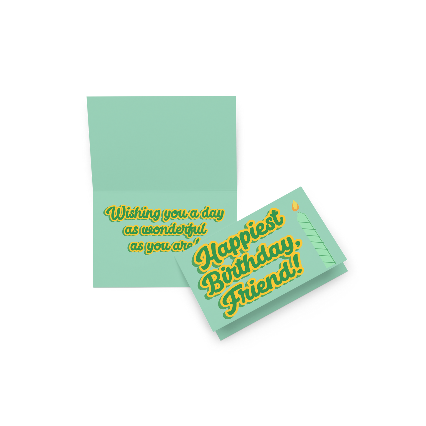HAPPIEST BIRTHDAY CARD in GREEN