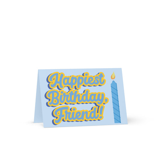 HAPPIEST BIRTHDAY CARD in BLUE