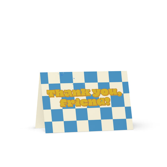 THANK YOU CARD in BLUE