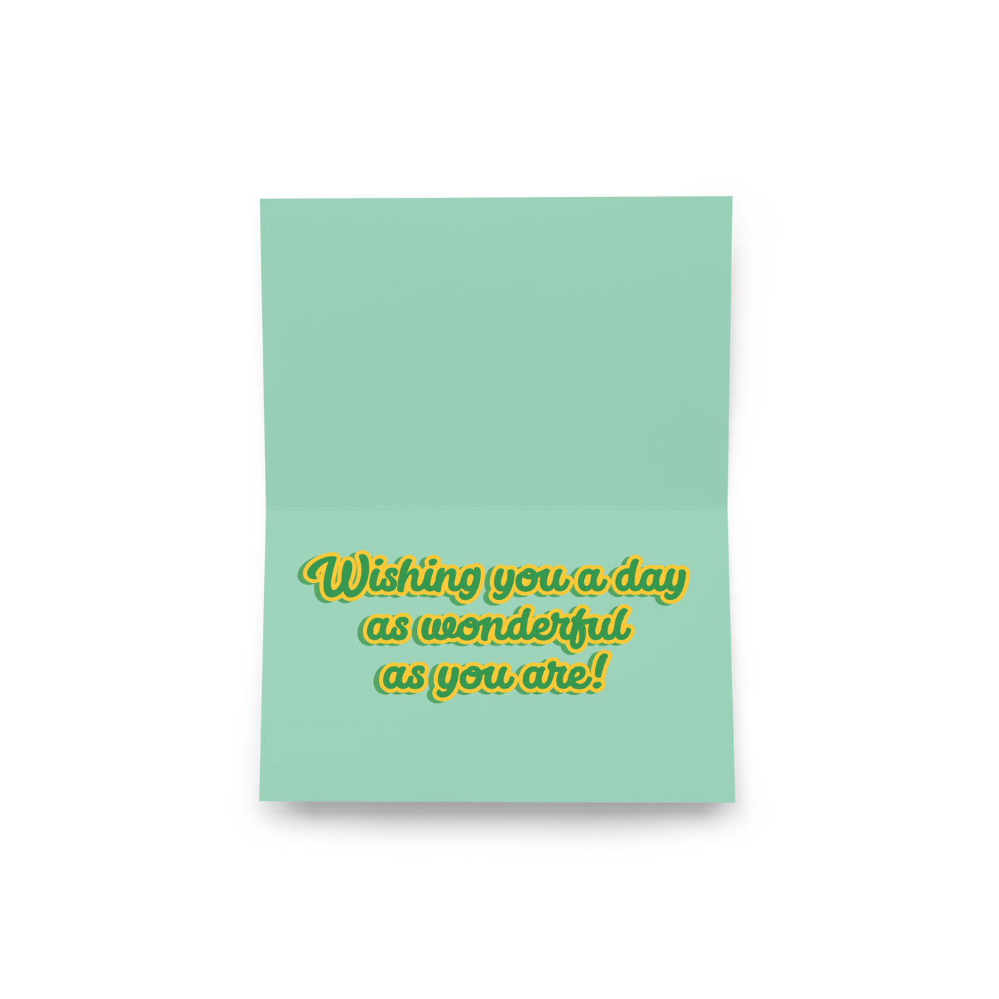 HAPPIEST BIRTHDAY CARD in GREEN