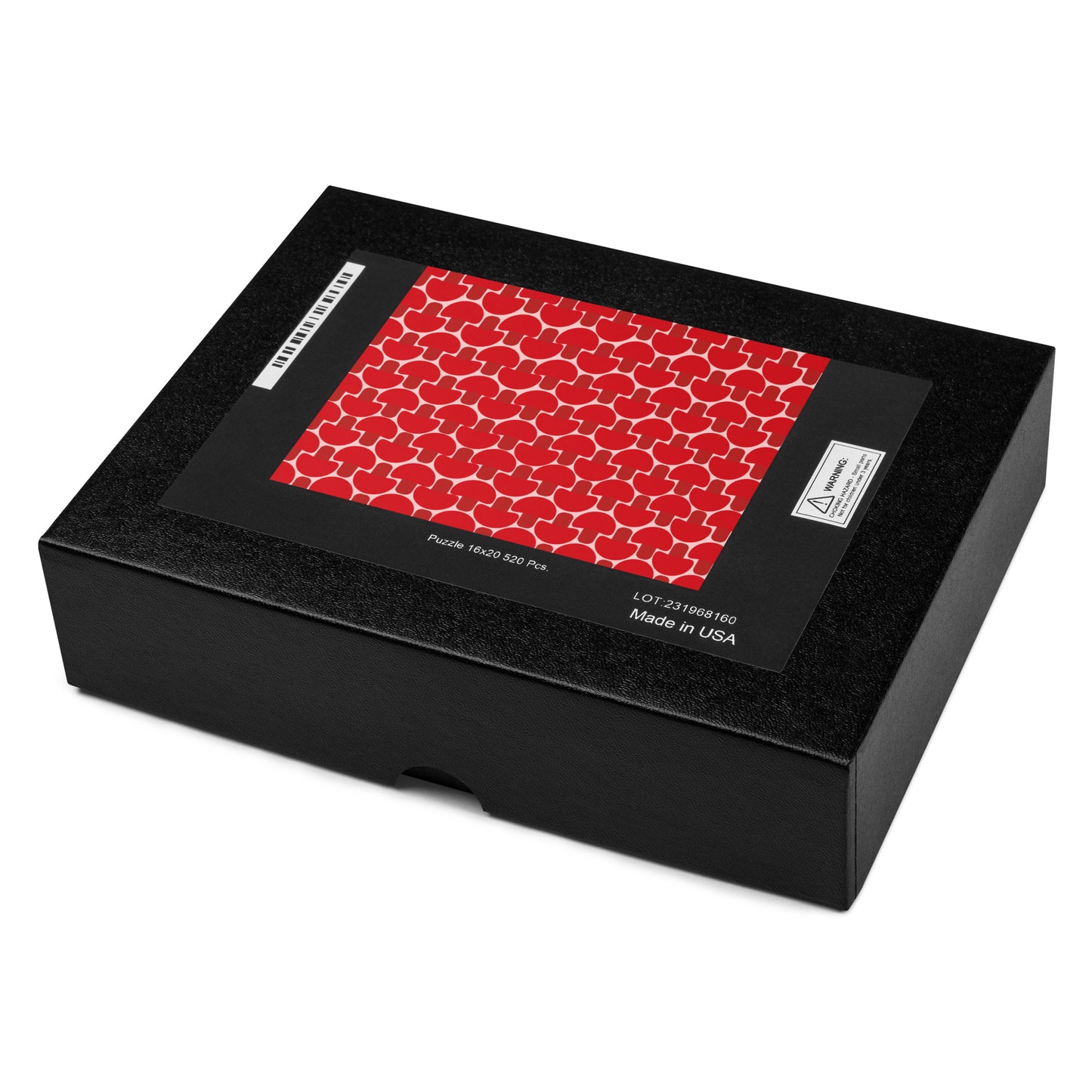 FUNGI JIGSAW PUZZLE in RED