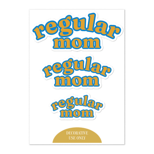 REGULAR MOM STICKER SET