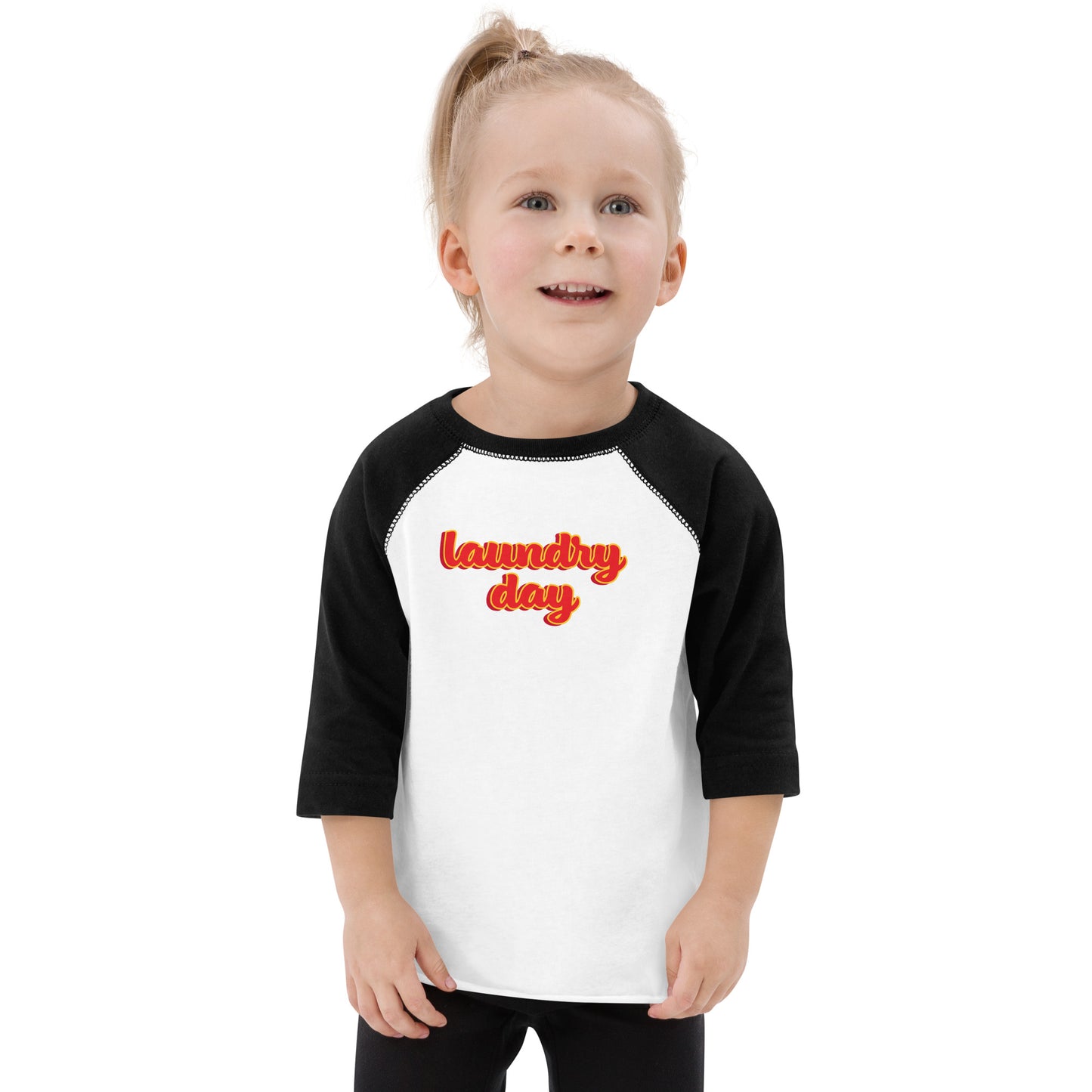LAUNDRY DAY TODDLER RAGLAN
