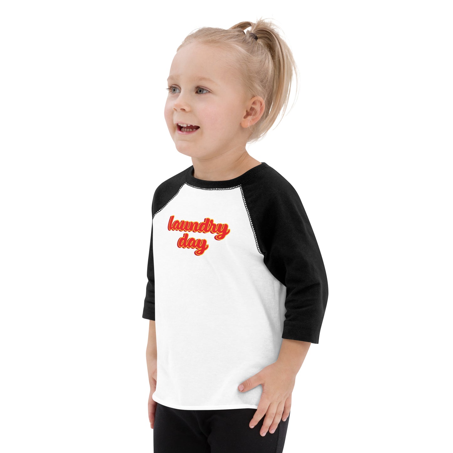 LAUNDRY DAY TODDLER RAGLAN
