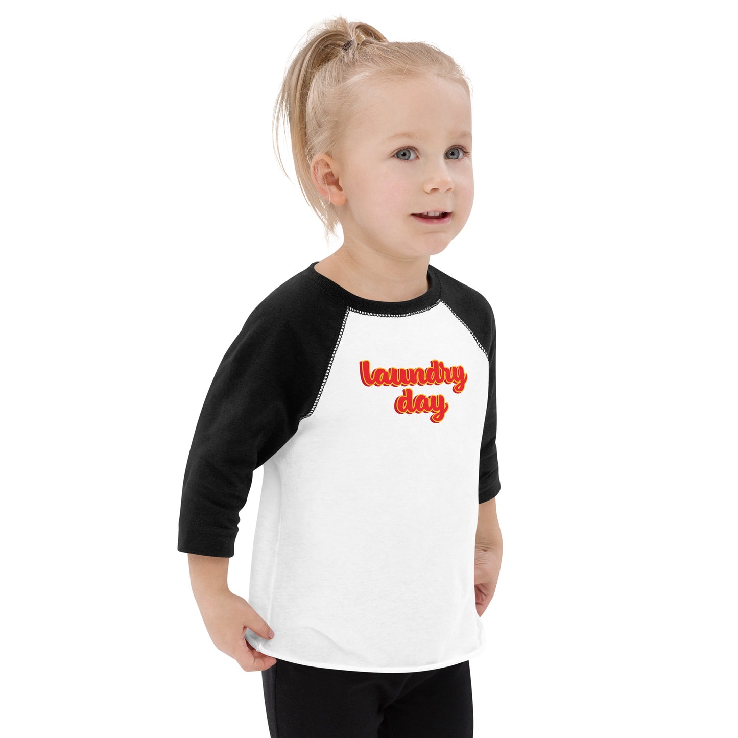 LAUNDRY DAY TODDLER RAGLAN