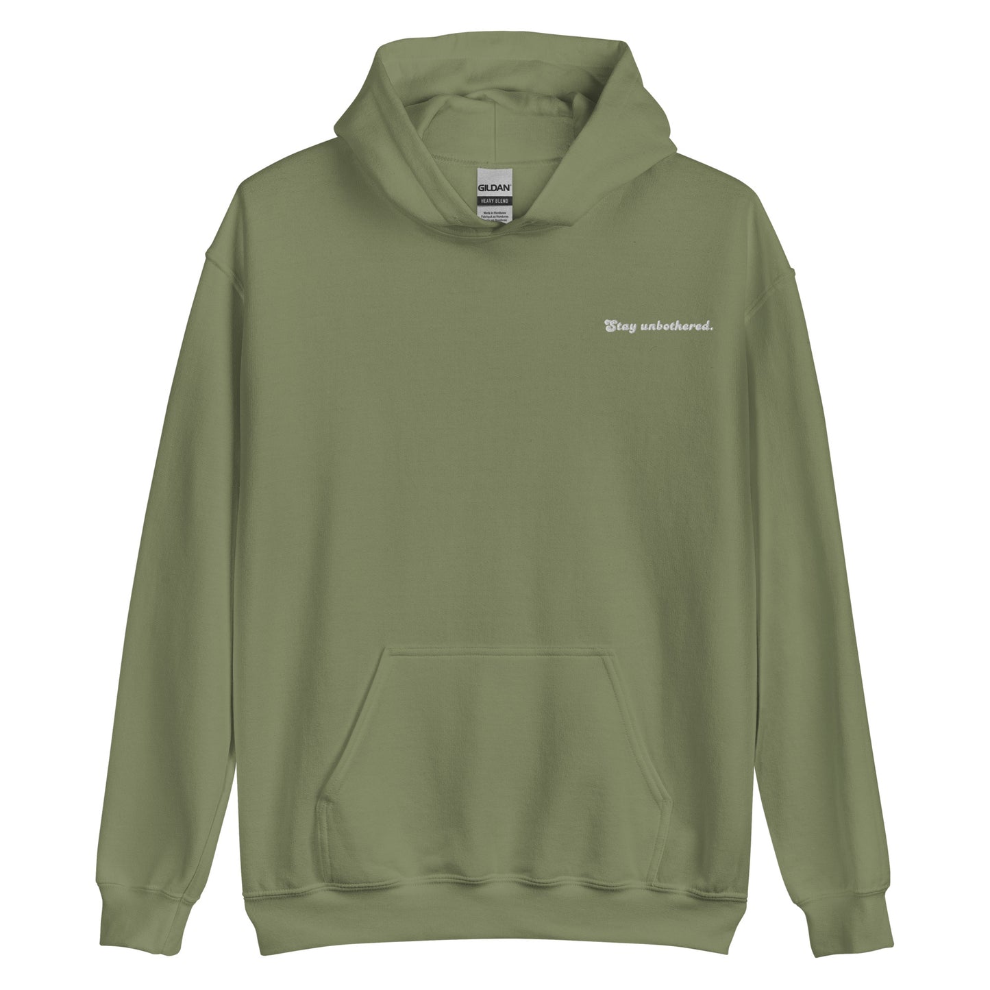 STAY UNBOTHERED UNISEX FIT HOODIE