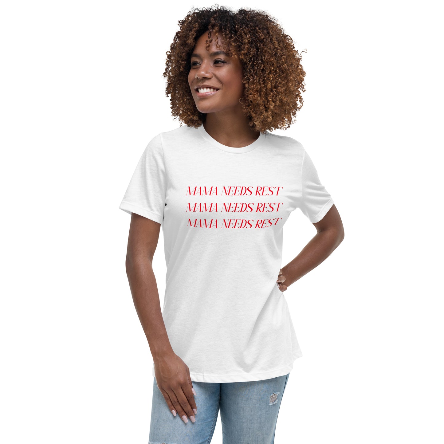 MAMA NEEDS REST LADIES FIT TEE
