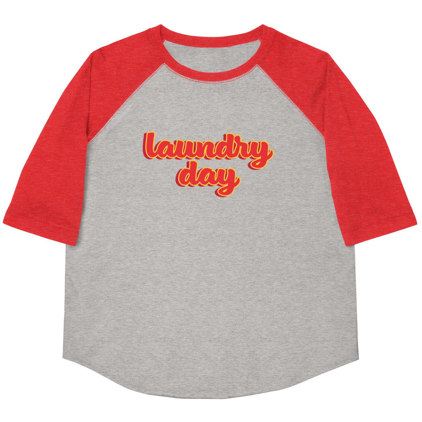 LAUNDRY DAY KIDS RAGLAN