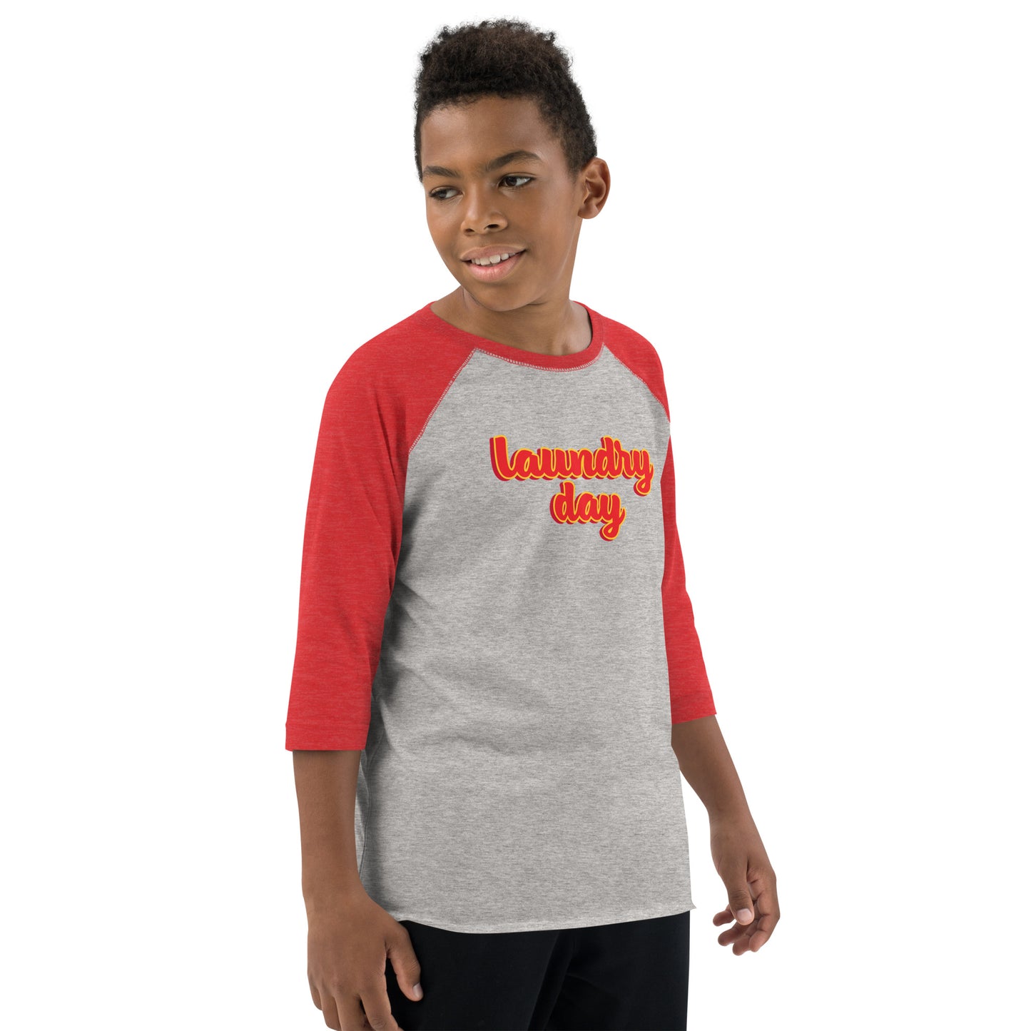LAUNDRY DAY KIDS RAGLAN