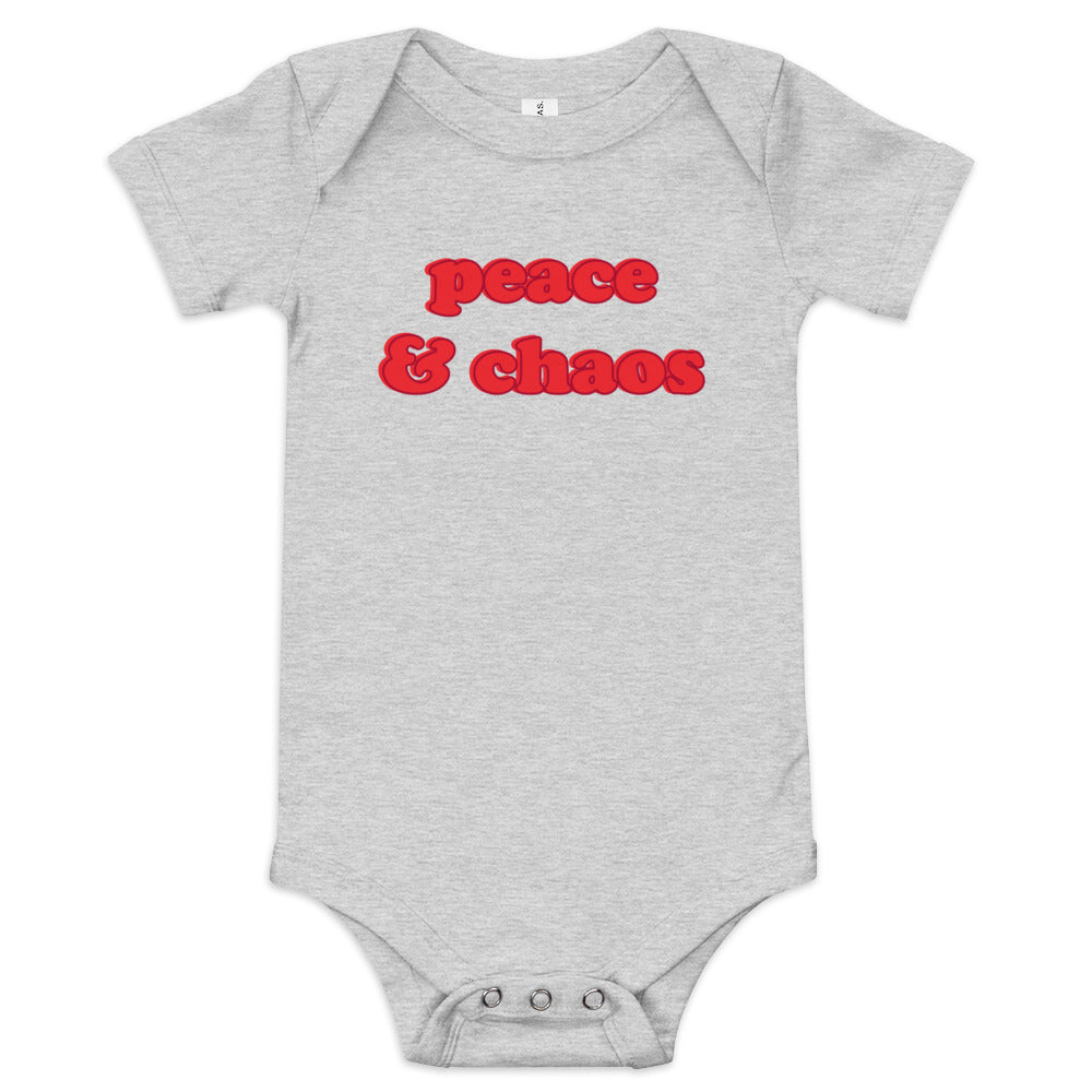 PEACE & CHAOS ONESIE