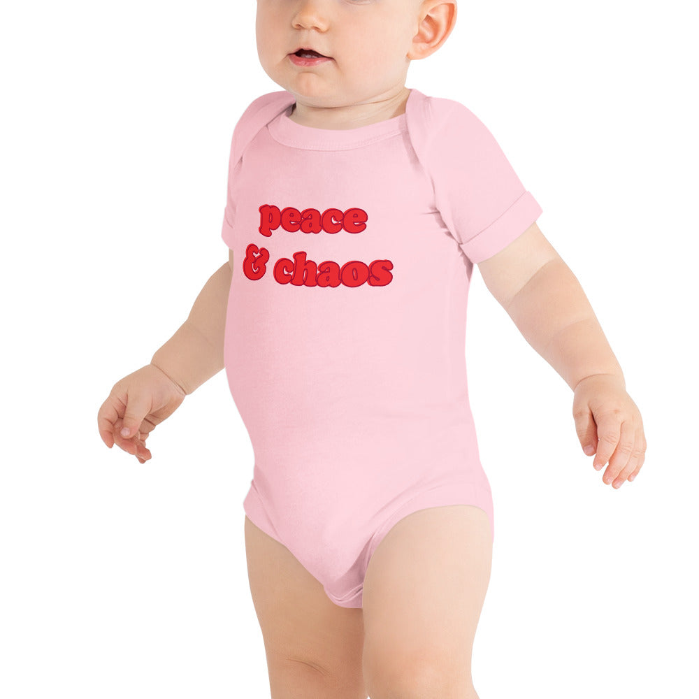 PEACE & CHAOS ONESIE