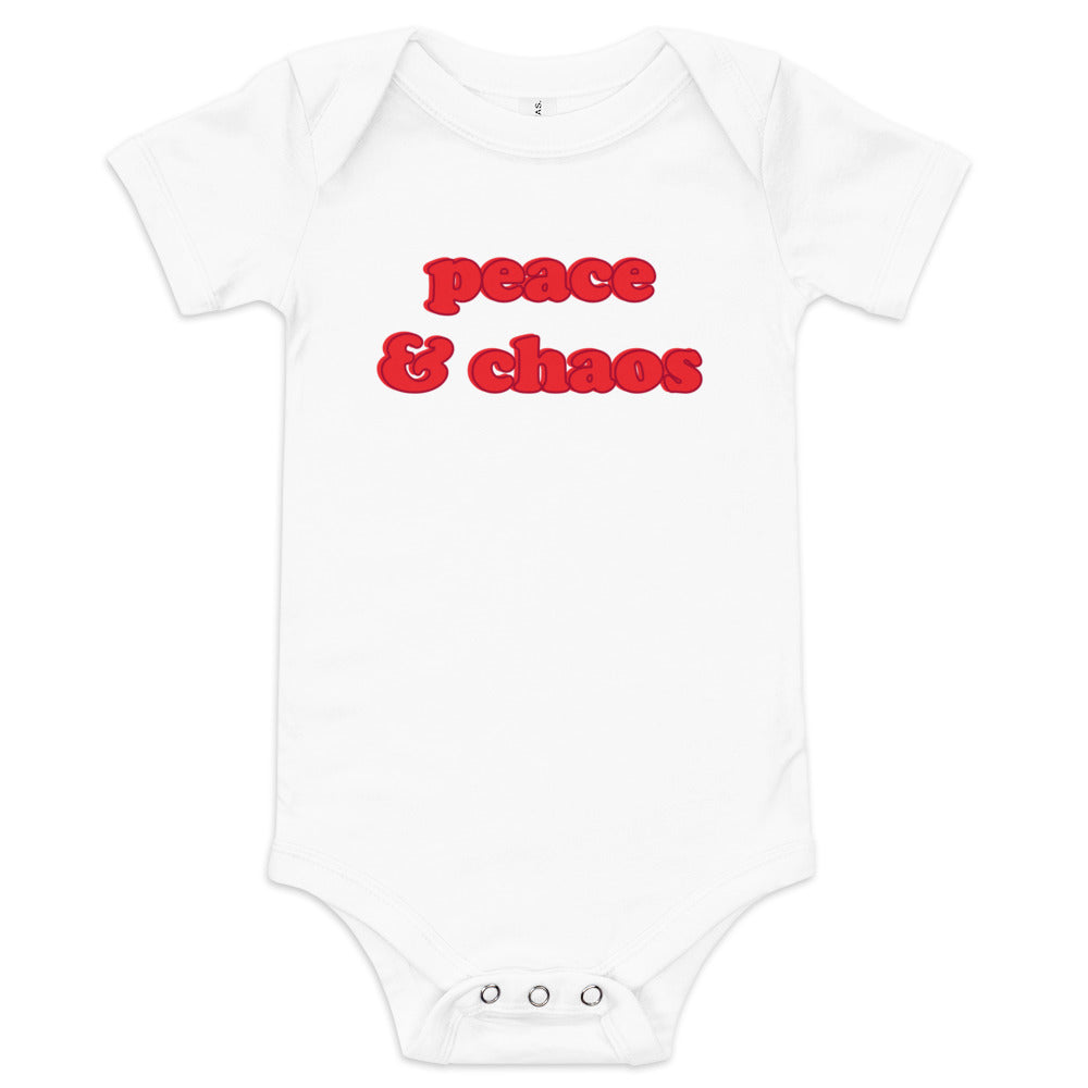 PEACE & CHAOS ONESIE