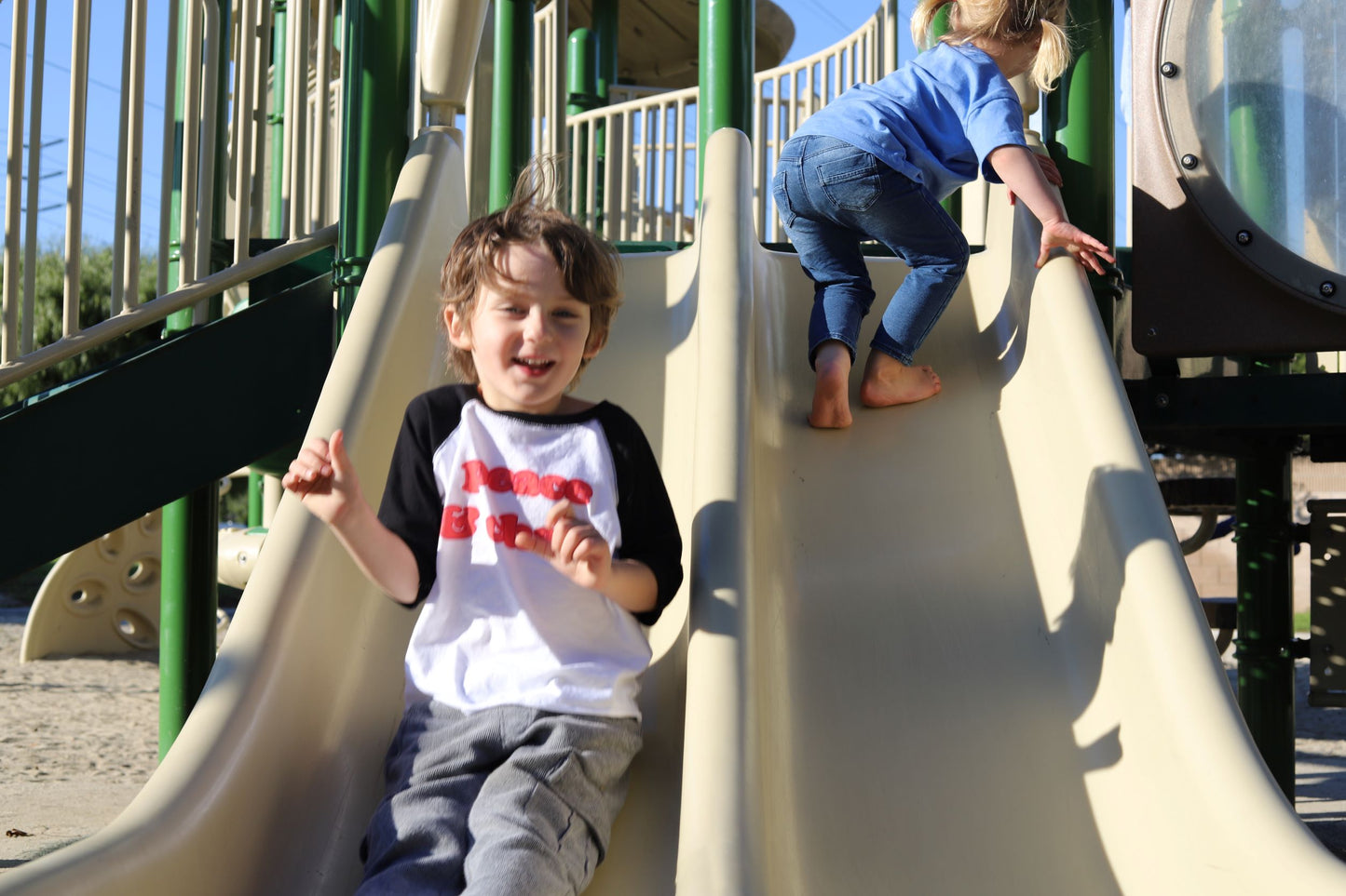 PEACE & CHAOS TODDLER RAGLAN