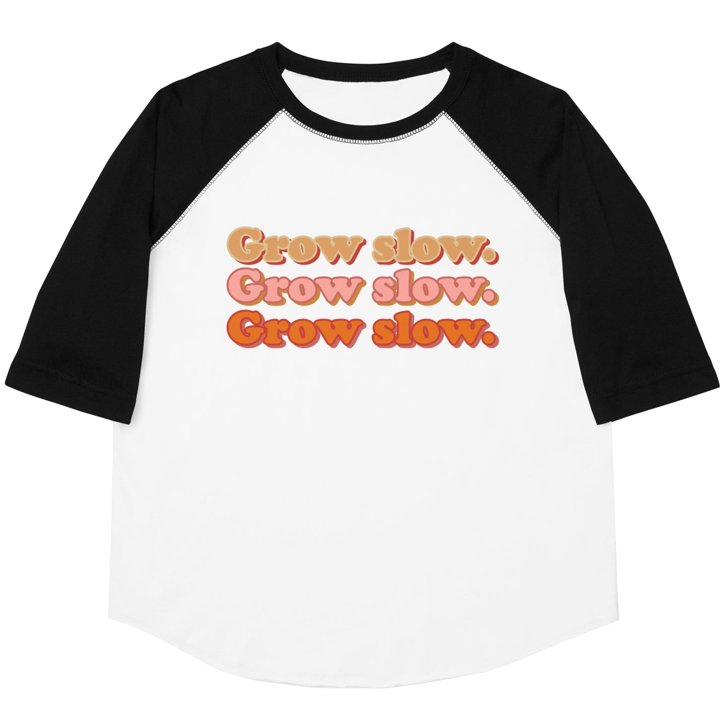 GROW SLOW KIDS RAGLAN