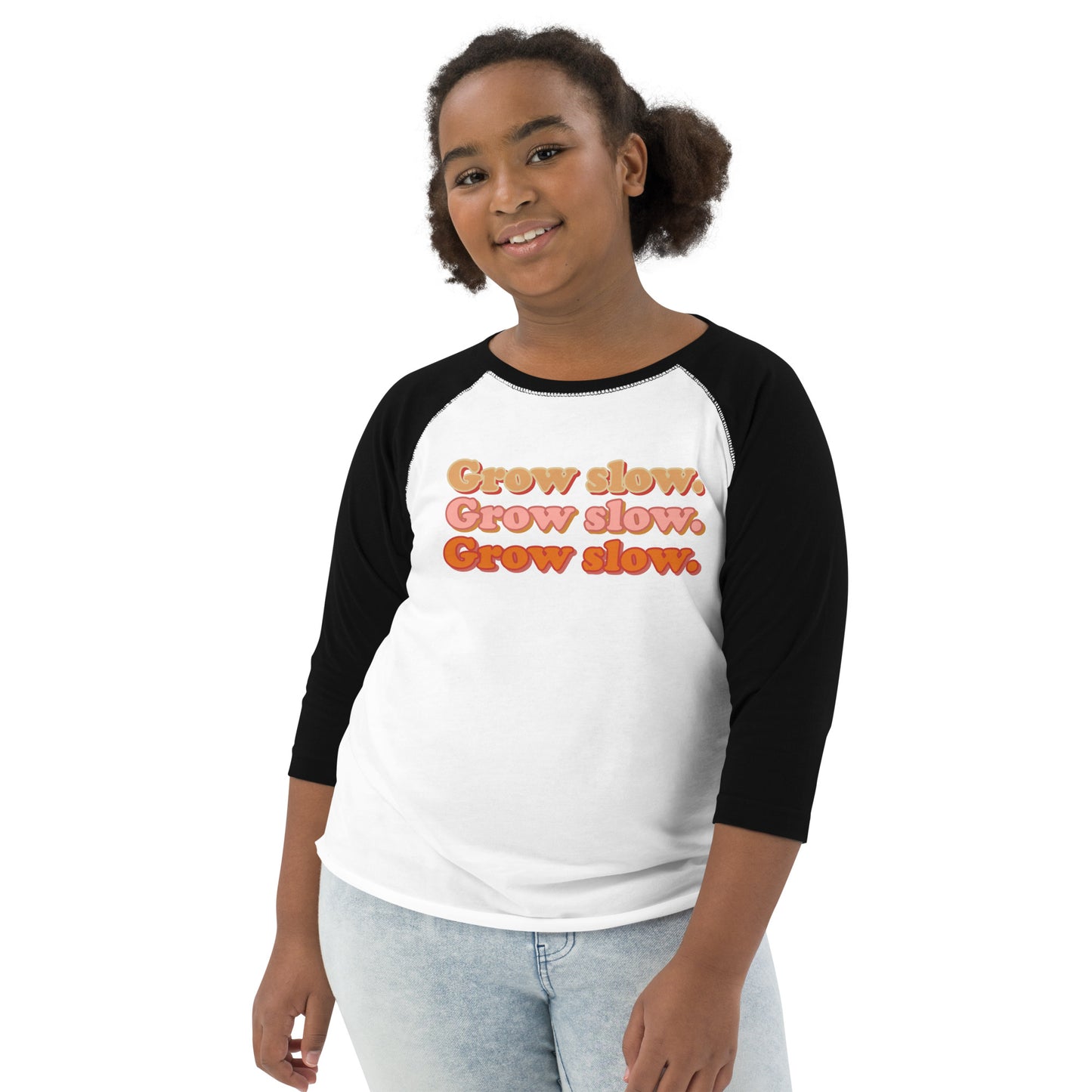 GROW SLOW KIDS RAGLAN